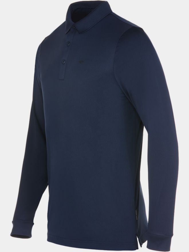 Daniel Springs Langarm Polo navy