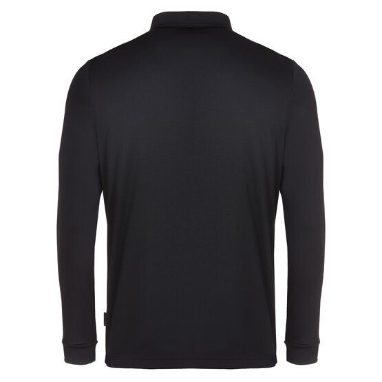 Daniel Springs Langarm Polo schwarz