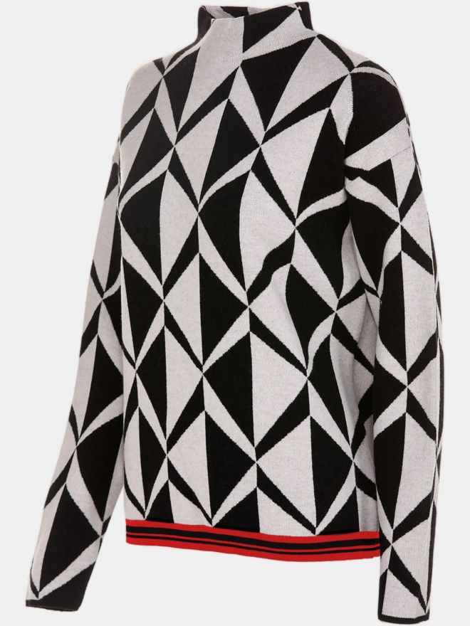 Valiente Jacquard sweater knit fancy