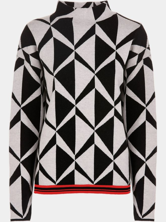 Valiente Jacquard sweater knit fancy