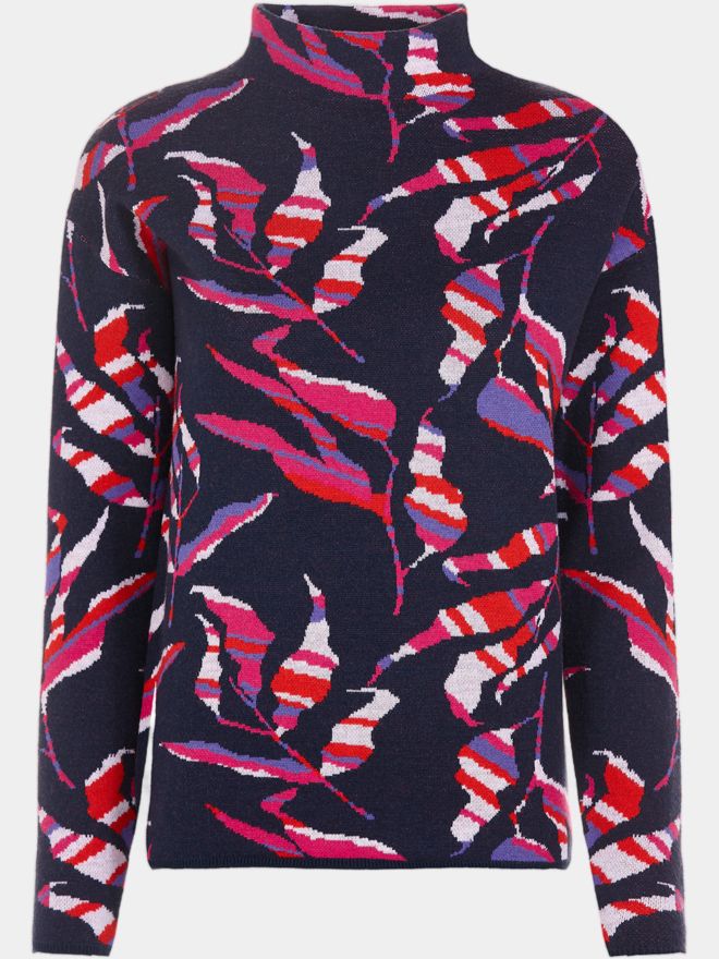 Valiente Jacquard sweater knit multicolored