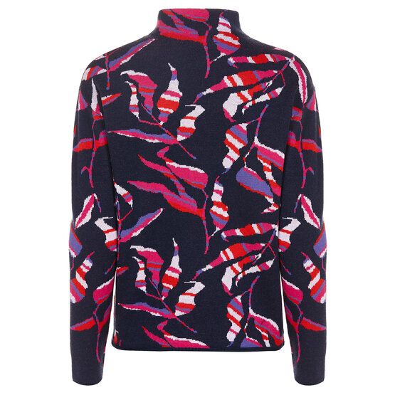 Valiente Jacquard Pullover Strick mehrfarbig