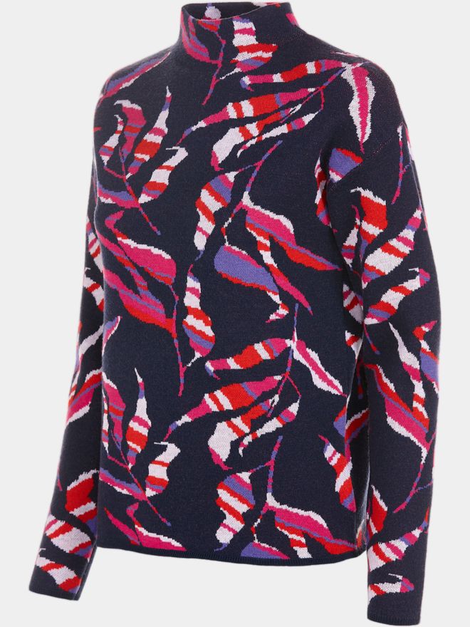 Valiente Jacquard sweater knit multicolored