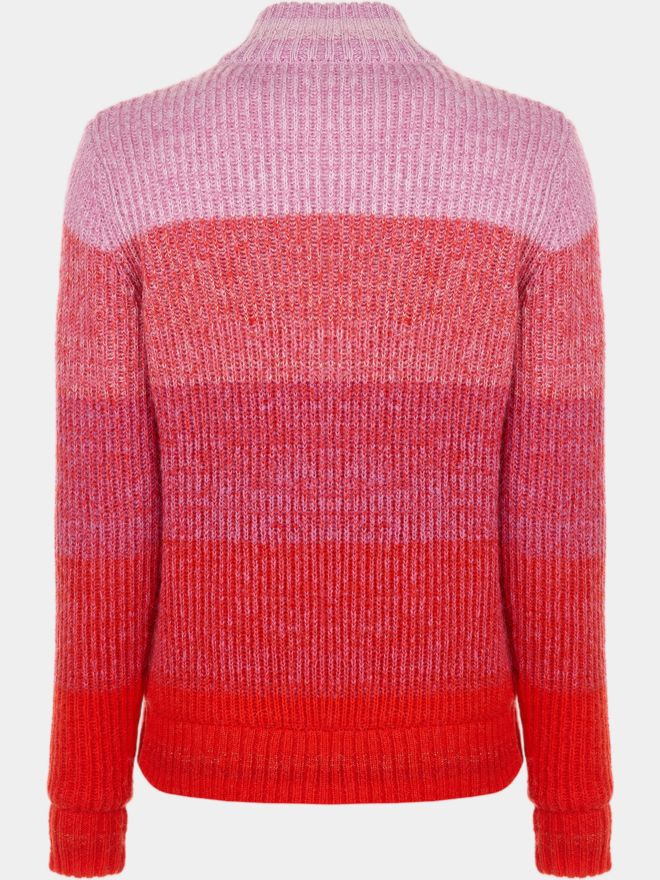 Valiente Degrade Jacke Windstopp Strick fancy