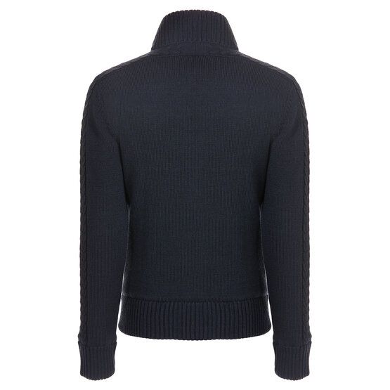 Valiente  Cable knit windstopper jacket navy