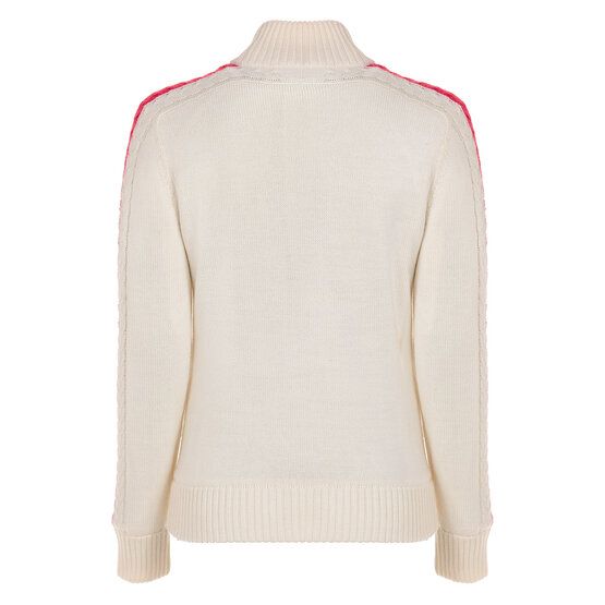 Valiente  Cable knit windstopper jacket ecru