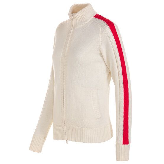 Valiente  Cable knit windstopper jacket ecru