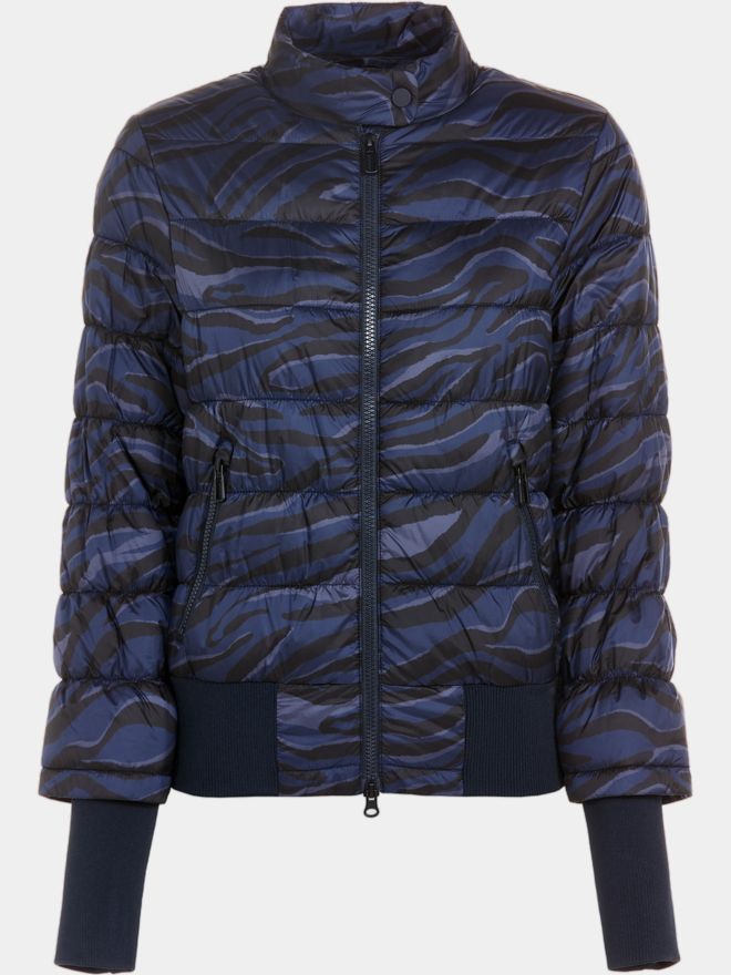 Valiente Stepp Druck Thermo Jacke navy