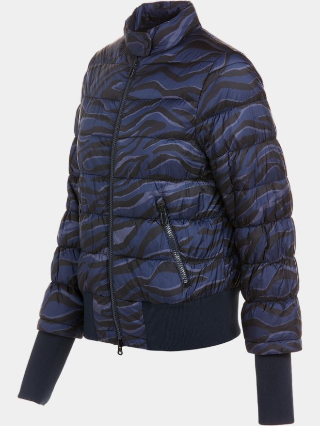 Valiente Stepp Druck Thermo Jacke navy