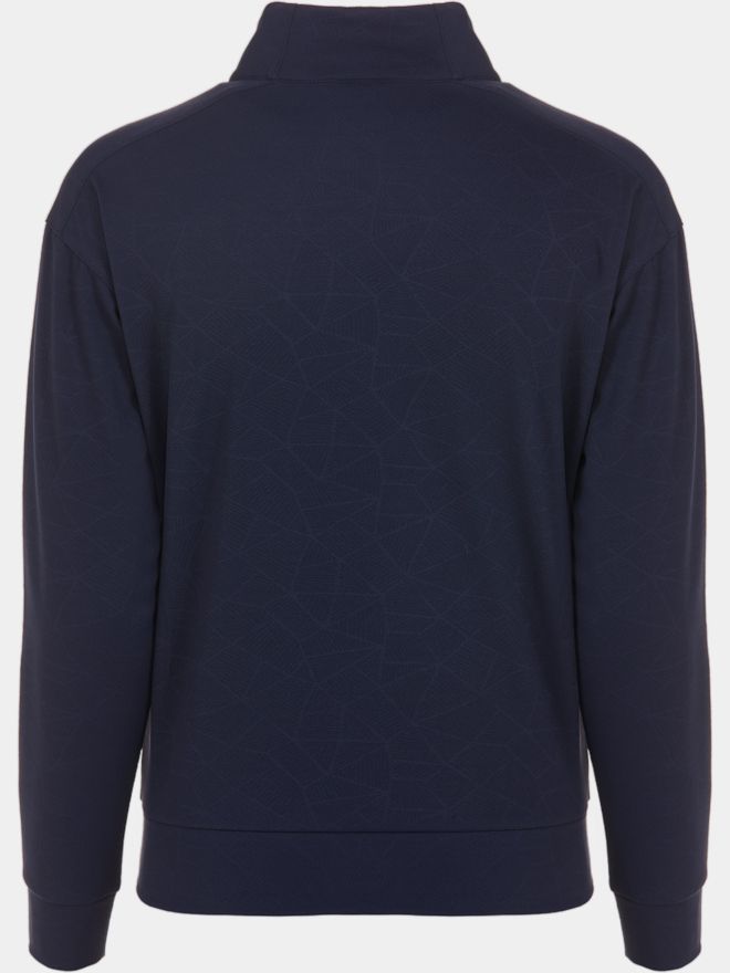 Valiente Nylon Jaquard Mock Neck Thermo Unterzieher navy