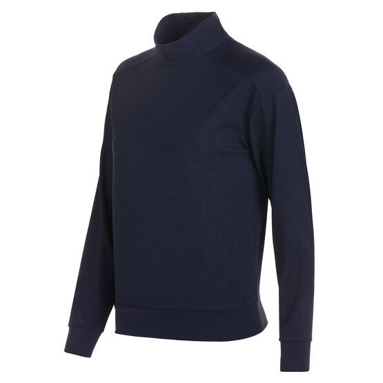 Valiente Nylon Jaquard Mock Neck Thermo Unterzieher navy
