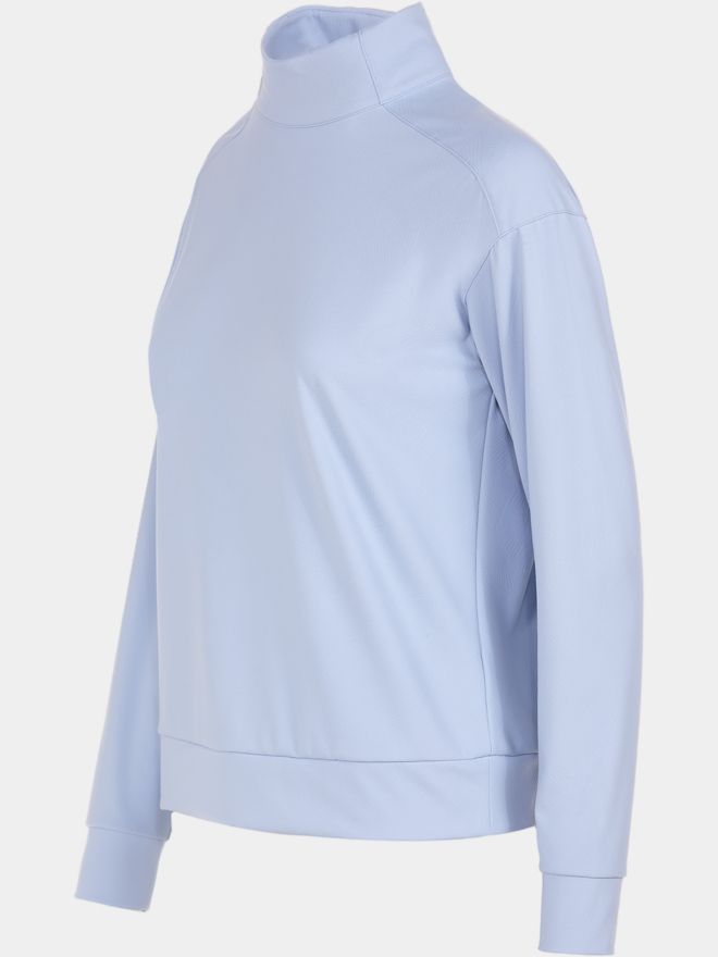 Valiente Nylon Jaquard Mock Neck Thermo Unterzieher hellblau