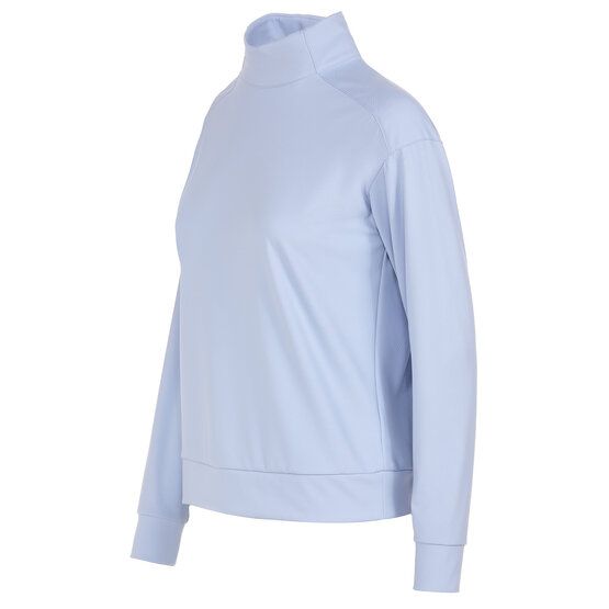 Valiente Nylon Jaquard Mock Neck Thermo Unterzieher hellblau
