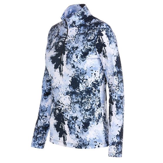 Valiente Druck 1/2 Zip Thermo Unterzieher hellblau