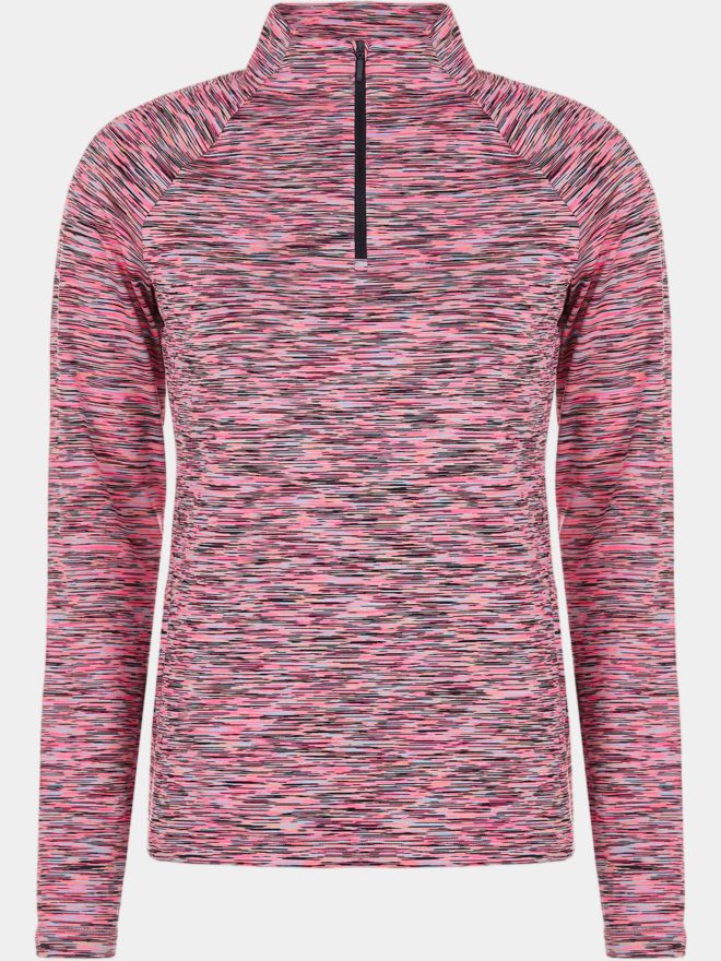 Valiente Multi-Melange 1/2 Zip Thermo Unterzieher mehrfarbig