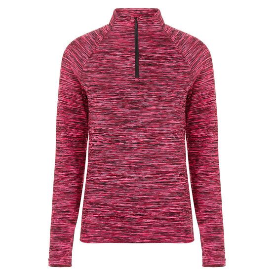 Valiente Multi-Melange 1/2 Zip Thermo Unterzieher beere