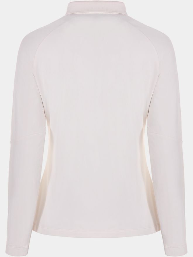 Valiente Thermo-Pique Langarm Polo offwhite