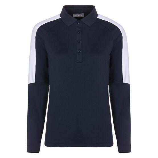 Valiente Thermo-Pique Langarm Polo navy