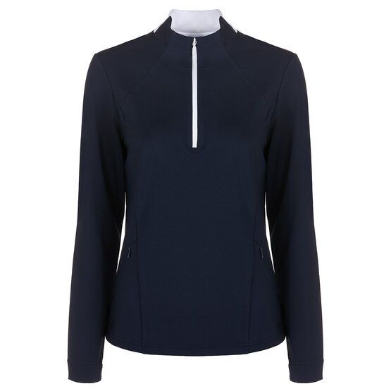 Valiente  1/2 zip stretch thermal midlayer navy