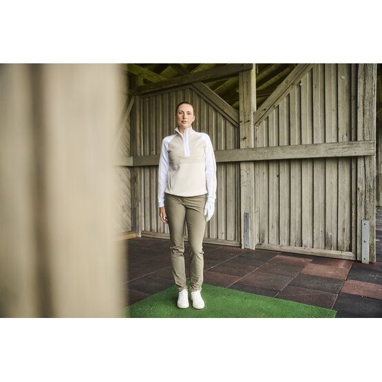 Valiente 1/2 Zip Stretch Midlayer beige