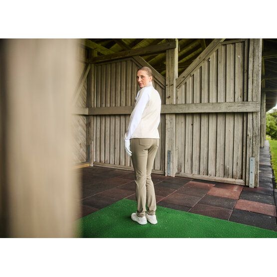 Valiente 1/2 Zip Stretch Midlayer beige