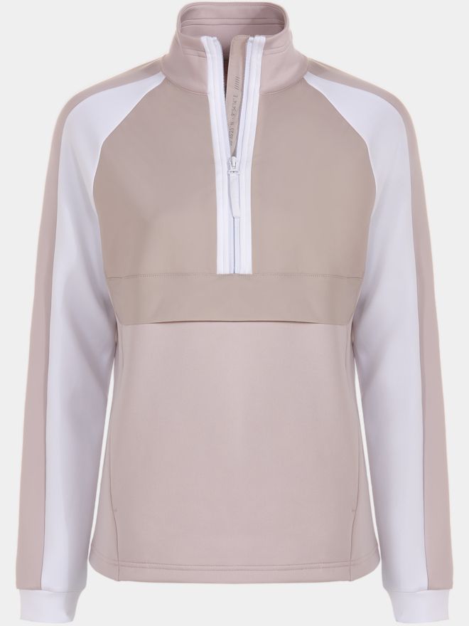 Valiente 1/2 Zip Stretch Midlayer beige