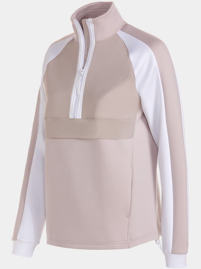 Valiente 1/2 Zip Stretch Midlayer beige