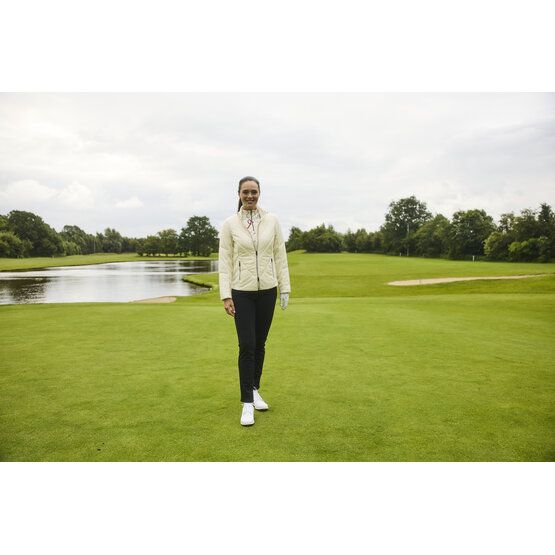 Valiente Hybrid Stretch Stepp Thermo Jacke ecru