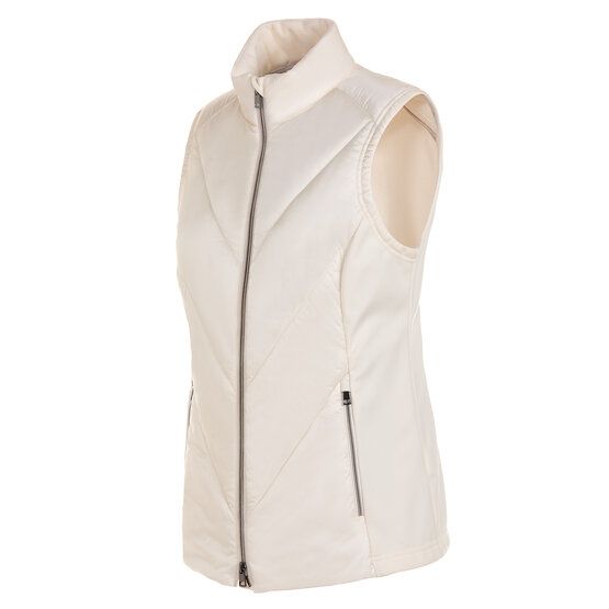 Valiente  Hybrid stretch quilted thermal vest ecru