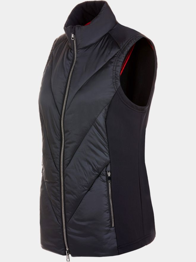 Valiente Hybrid Stretch Stepp Thermo Weste schwarz