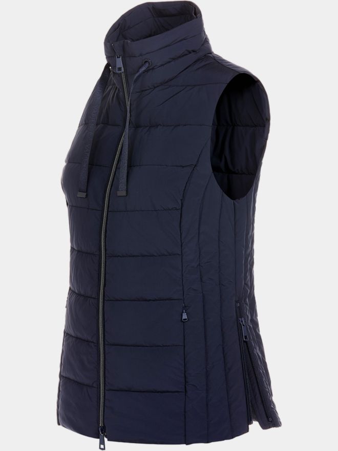 Valiente Quilted thermal vest navy