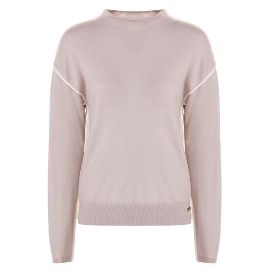 Valiente  Reversible knitted sweater sand