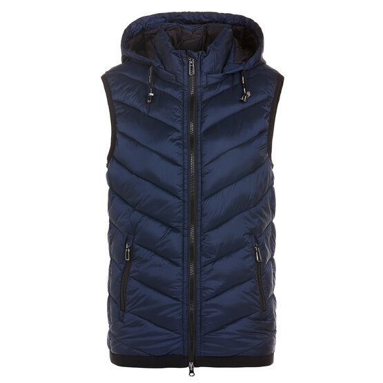 Valiente Quilted thermal vest navy