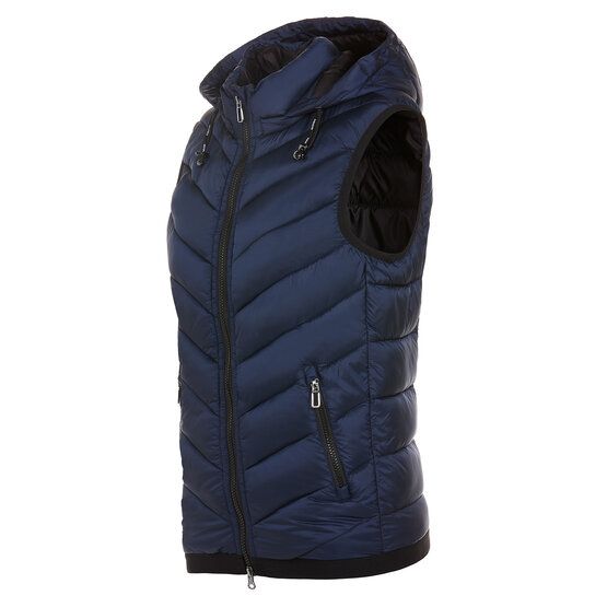 Valiente Quilted thermal vest navy