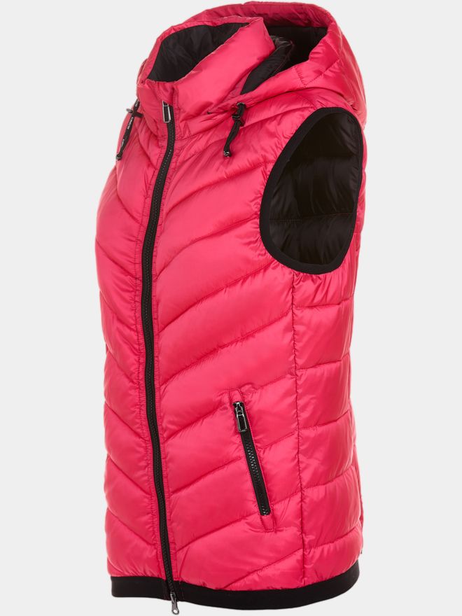 Valiente Quilted thermal vest pink