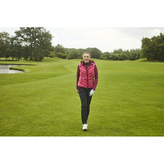 Valiente  Quilted thermal vest pink