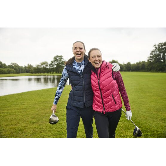 Valiente  Quilted thermal vest pink