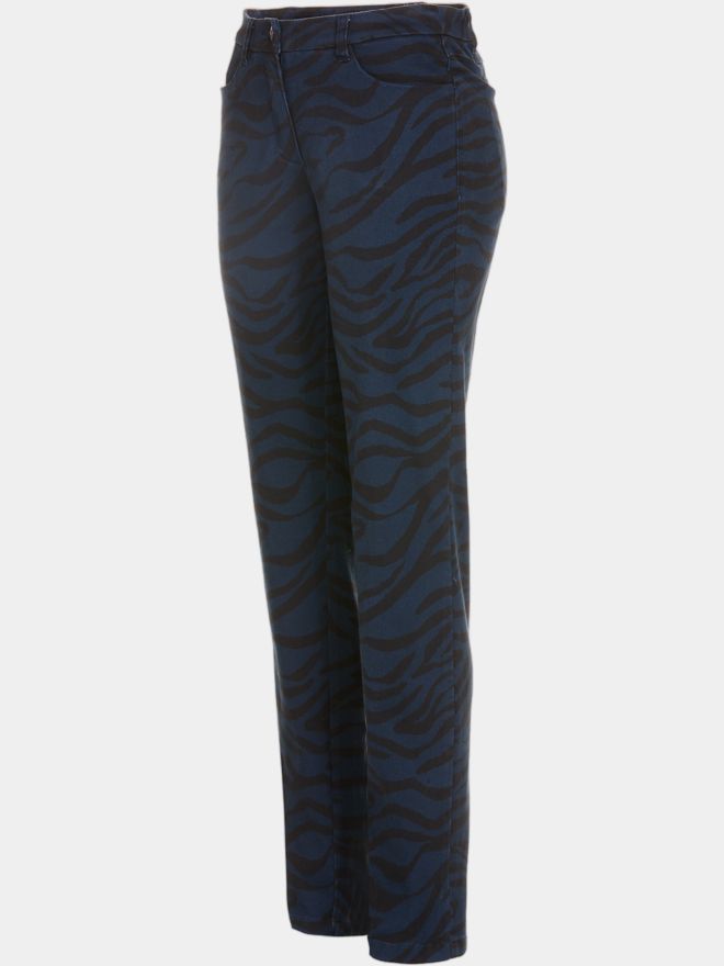 Valiente Dlouhé kalhoty s potiskem ROMY-L námořnická modrá