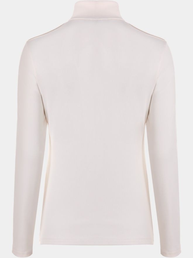 Valiente 1/2 zip stretch thermal midlayer ecru
