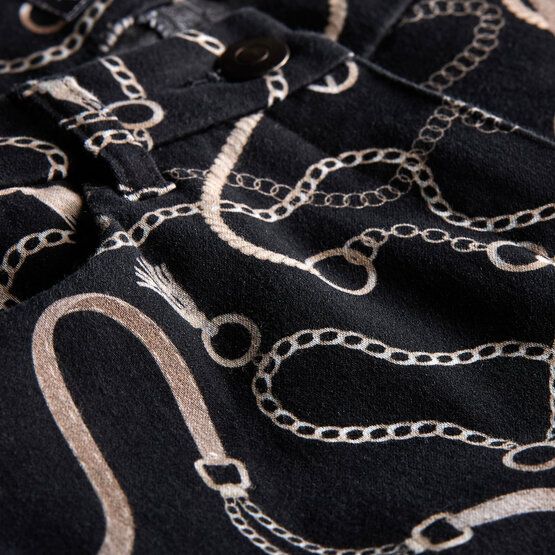 Valiente ROMY-L Druck lang Hose taupe