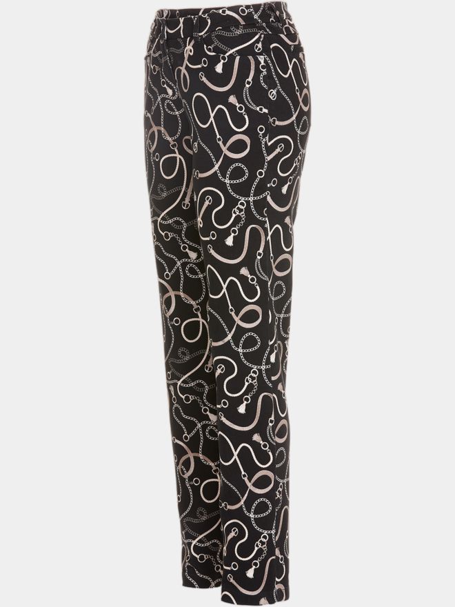 Valiente Dlouhé kalhoty s potiskem ROMY-L tmavě šedá