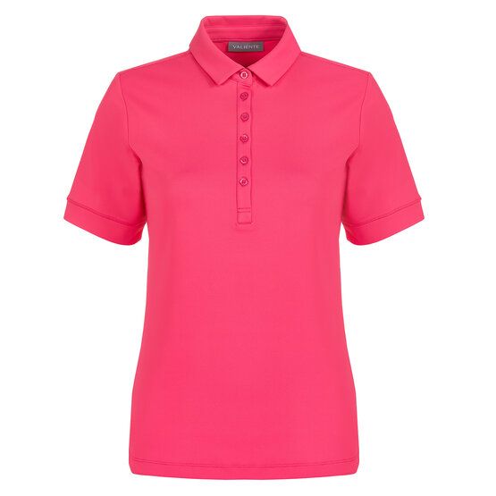 Valiente Funktions Pique Halbarm Polo pink