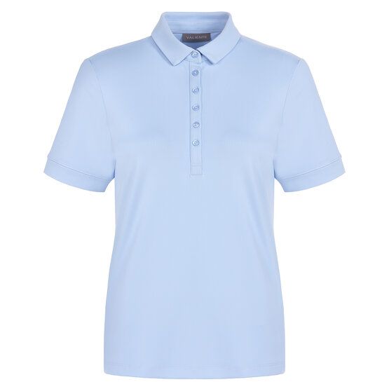 Valiente Funktions Pique Halbarm Polo hellblau