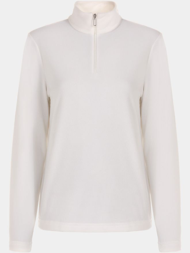 Image of Valiente Valiente fleece midlayer ecru