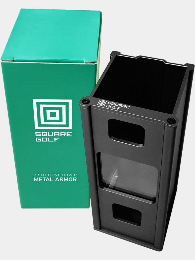 Square Golf Metal Protective Case schwarz