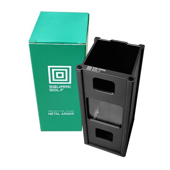 Square Golf Metal Protective Case schwarz
