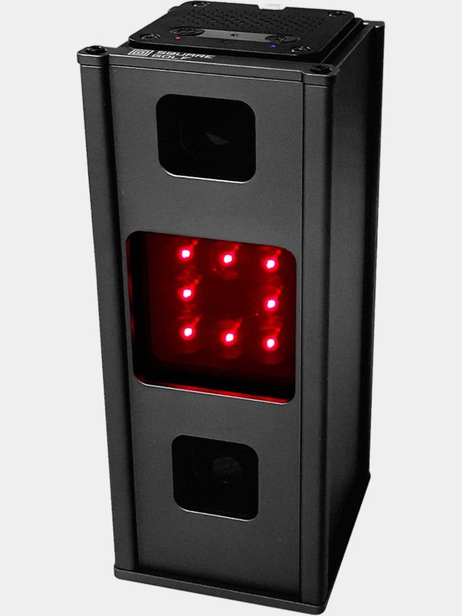 Square Golf Metal Protective Case schwarz