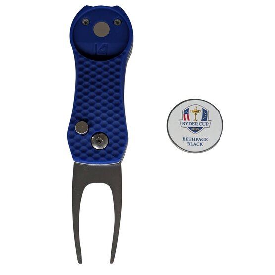 Ryder Cup 2025 Pitchgabel blau