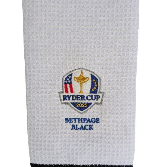 Ryder Cup 2025 Schlägerhandtuch weiß