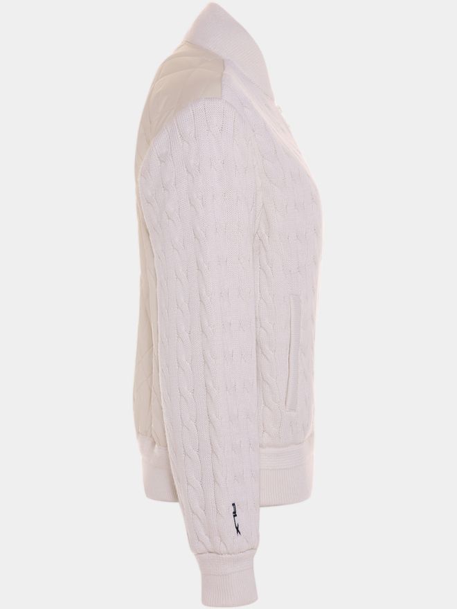 Polo Ralph Lauren Jacke Strick offwhite